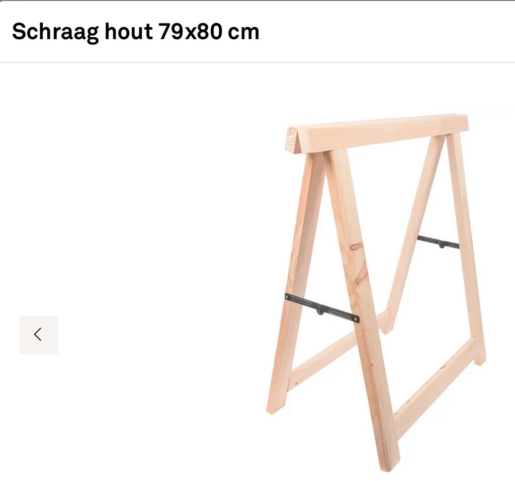 Twee schragen, Ophalen of Verzenden, Zo goed als nieuw