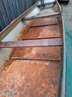 Platbodem ijzer sloep, Ophalen