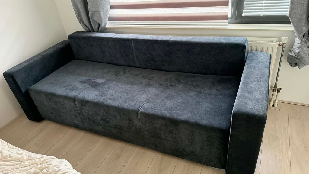 Bank, Huis en Inrichting, Slaapkamer | Slaapbanken, Ophalen, Zo goed als nieuw, Tweepersoons, 160 cm