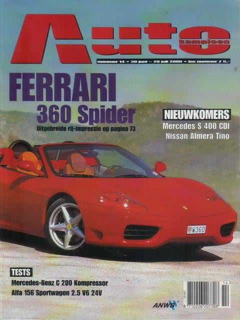 Autokampioen 14 2000 : Mercedes C200 Kompr - Alfa 156 V6 SW, Boeken, Auto's | Folders en Tijdschriften, Ophalen of Verzenden, Gelezen