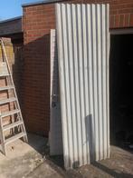 Gegalvaniseerde golfplaten 245x82 cm, Doe-het-zelf en Verbouw, Platen en Panelen, Ophalen, Gebruikt, Overige materialen