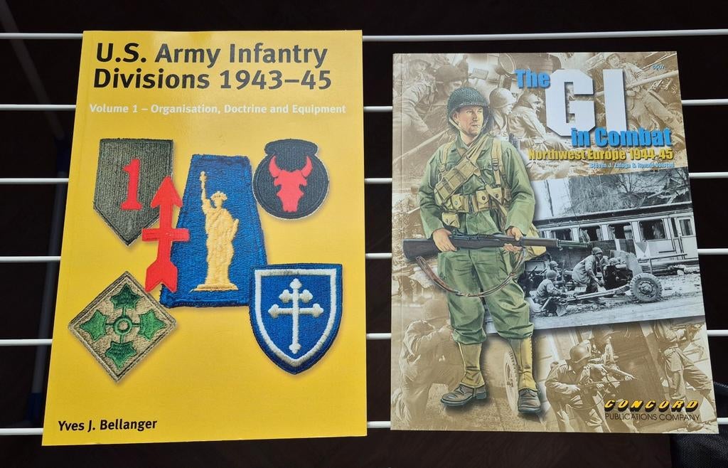 Referentieboeken WO2 Amerikaans Leger - Infanterie & GI, Verzamelen, Militaria | Tweede Wereldoorlog, Ophalen of Verzenden