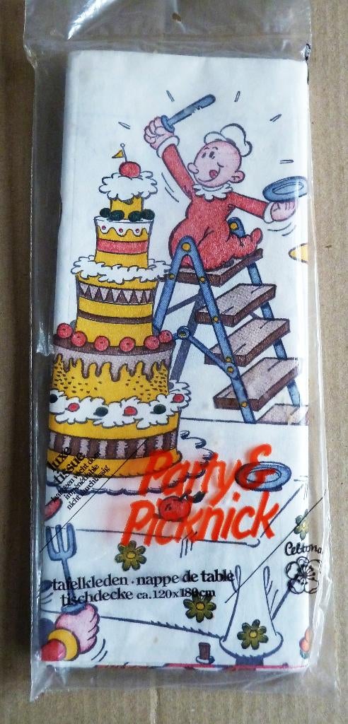 Popeye Picknick Tafelkleed Celtona nog geseald, Ophalen of Verzenden, Overige figuren, Nieuw, Gebruiksvoorwerp