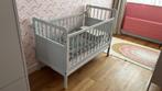 Vintage babybedje grijs 60x120 incl. Aerosleep matras, Ophalen, Gebruikt, Ledikant