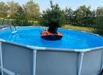 Intex zwembad rond 427x107 cm met accessoires, Ophalen, Gebruikt, 80 tot 120 cm, Rond