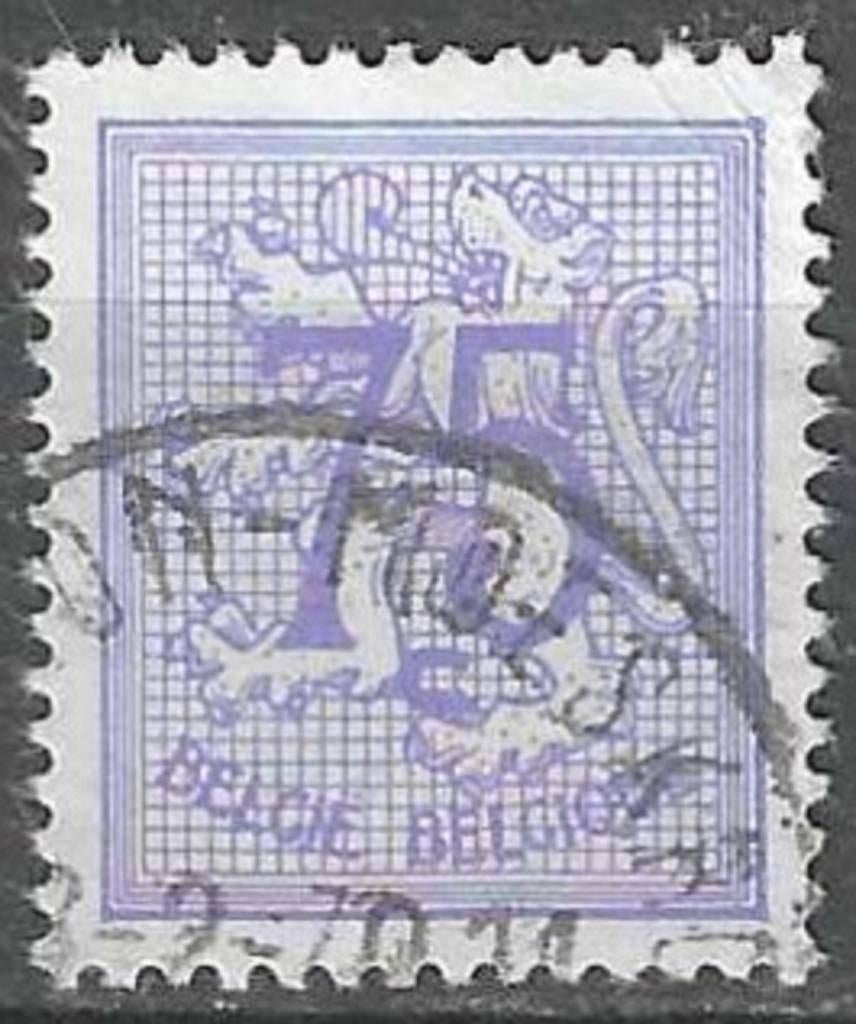 Belgie 1966 - Yvert/OBP 1369 - Heraldieke leeuw (ST), Verzenden, Gestempeld