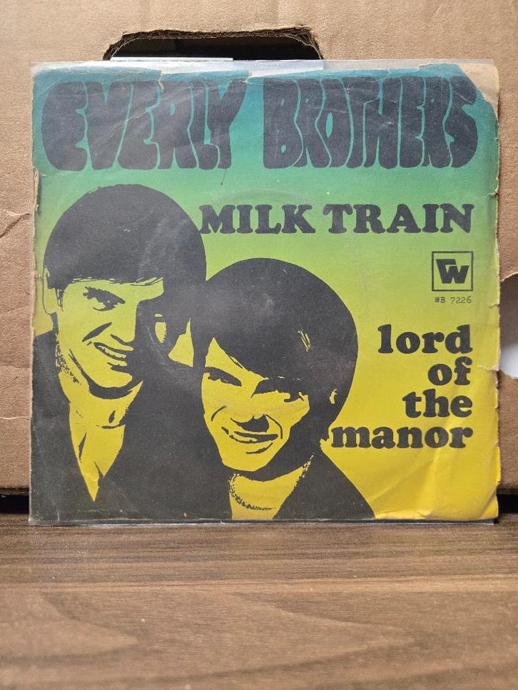 Everly brothers - Milk train, Cd's en Dvd's, Vinyl Singles, Zo goed als nieuw, Single, Pop, 7 inch, Ophalen of Verzenden