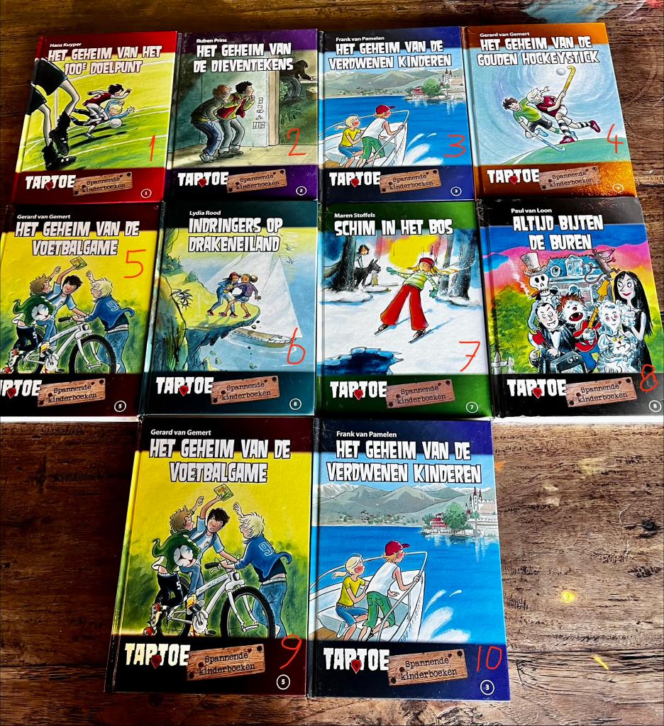 Serie taptoe kinderboeken 1-8, Boeken, Kinderboeken | Jeugd | 10 tot 12 jaar, Gelezen, Ophalen of Verzenden, Fictie, Meerdere auteurs