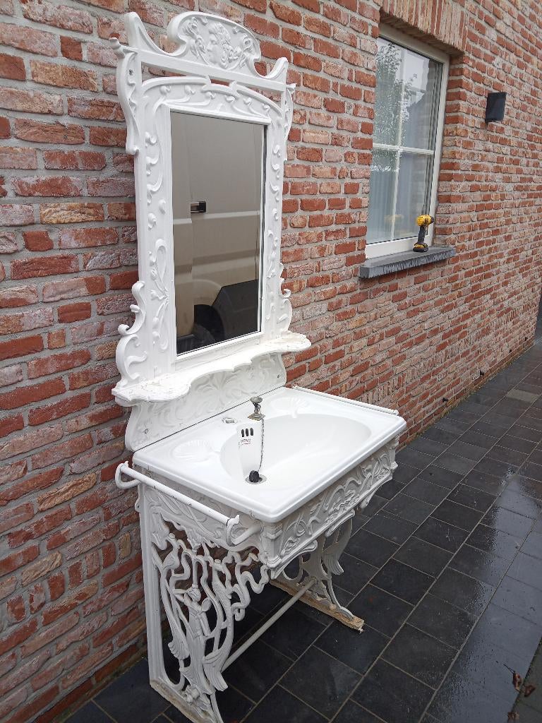 Antieke wasbak art Nouveau stijl, Ophalen