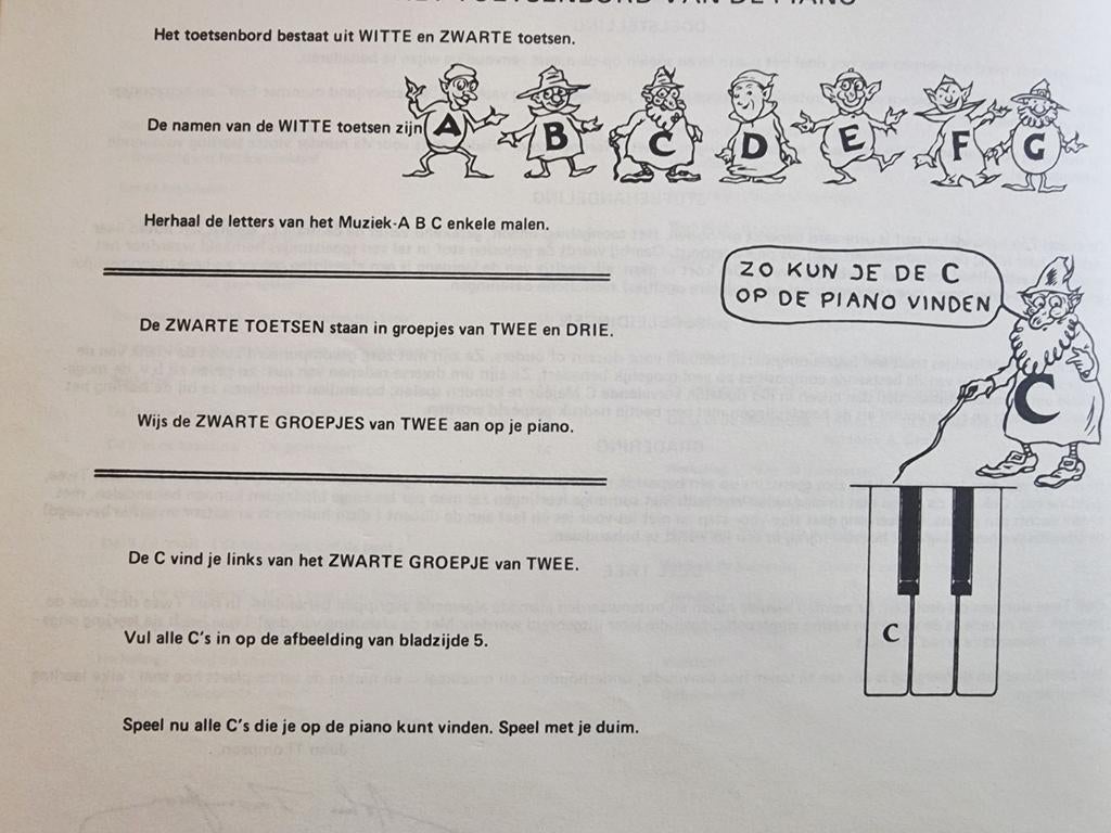 John Thompson's Meest Eenvoudige Pianoleergang Deel 1, Gebruikt, Les of Cursus, Ophalen of Verzenden, Piano