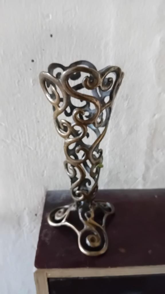 Art Nouveau Vaashouder - Sierlijke Kunst, Antiek en Kunst, Antiek | Vazen, Ophalen of Verzenden