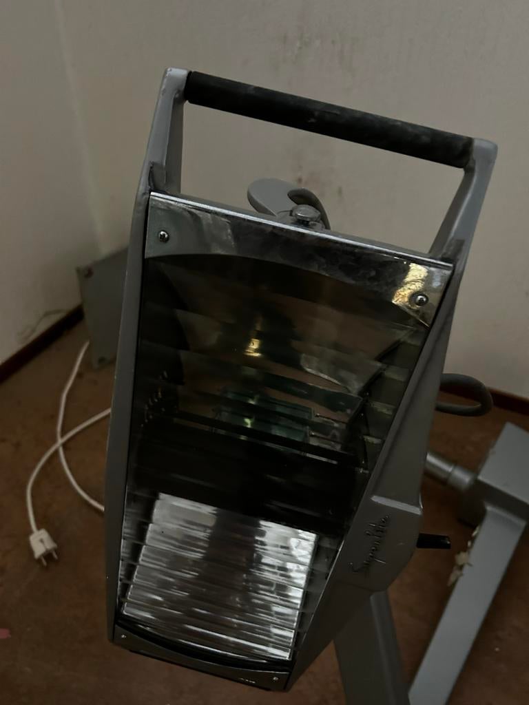 Unieke lamp - vintage - industrieel - tandarts - project, Ophalen of Verzenden