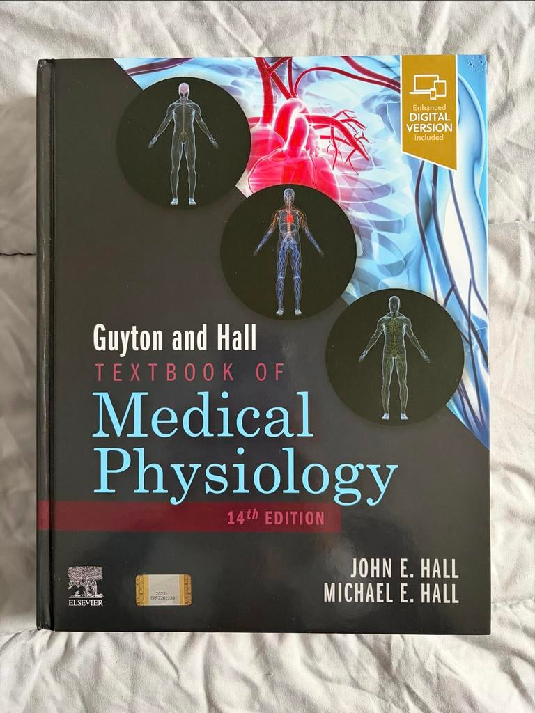 Guyton and Hall Medical Physiology 14e editie, Boeken, Ophalen of Verzenden, Beta, Zo goed als nieuw, WO