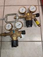 Gas en zuurstof regelaar/ meter. Merk: Messer Griesheim 2X, Ophalen of Verzenden, Minder dan 60 cm, Overige typen, Minder dan 30 cm