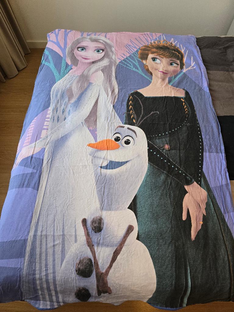 Kinderdekbed Frozen 140 x 200, Gebruikt, Overige kleuren, Jongetje of Meisje, Dekbedovertrek