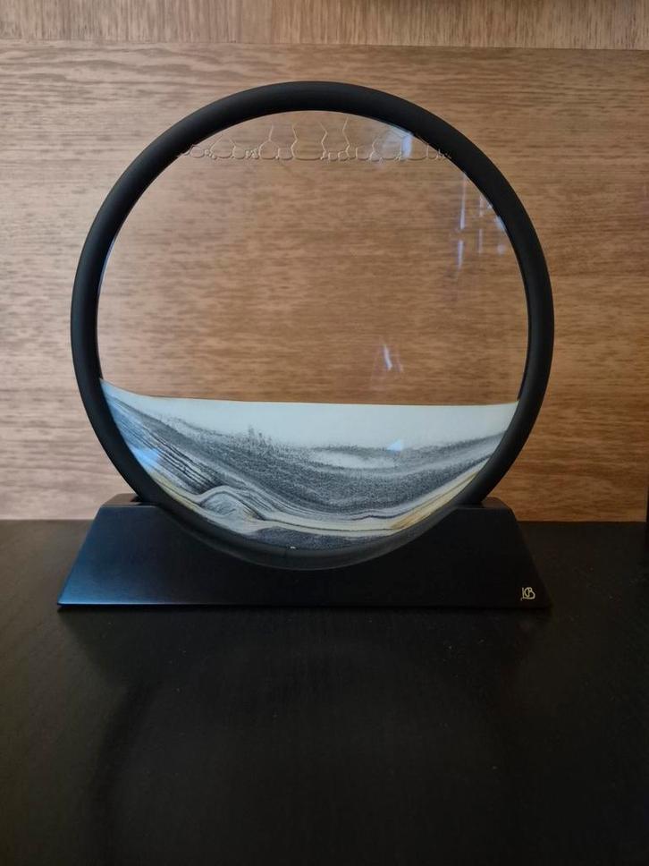 Dynamisch Zandkunstwerk - Ontspannend Decoratiestuk, Huis en Inrichting, Woonaccessoires | Overige, Gebruikt, Ophalen of Verzenden