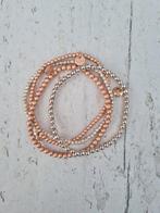 BIBA rosé staal kralenarmbandjes 3 euro pst nieuw, Staal, Nieuw, Ophalen of Verzenden, Roze
