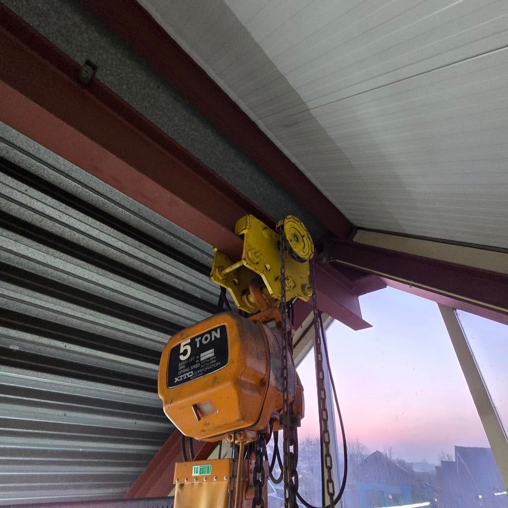 Elektrische Lier 5 Ton - KITO Corporation, Doe-het-zelf en Verbouw, Lieren en Takels, Ophalen, Gebruikt, Elektrisch