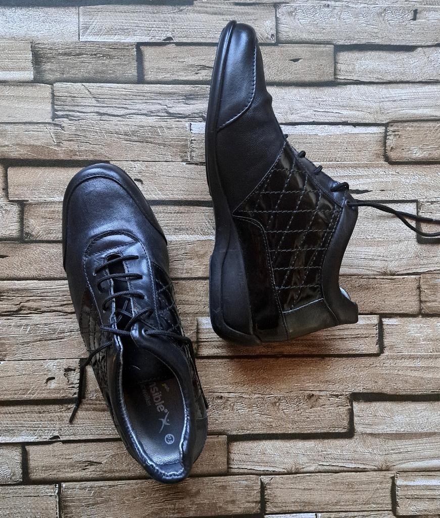 XSENSIBLE - leren classic walker sneakers, maat 37,5, Xsensible, Verzenden, Zwart, X