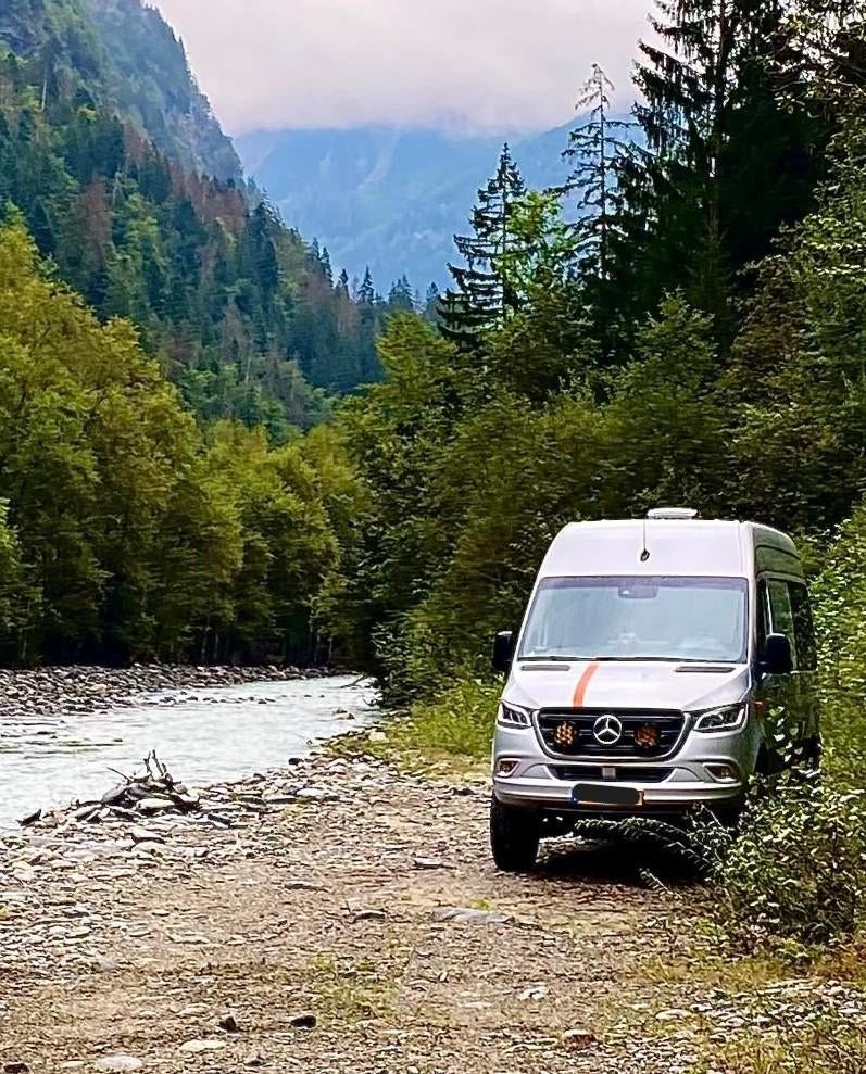 Mercedes Benz Sprinter 319 4x4 Buscamper, Tot en met 2, Mercedes-Benz, Particulier, Mercedes