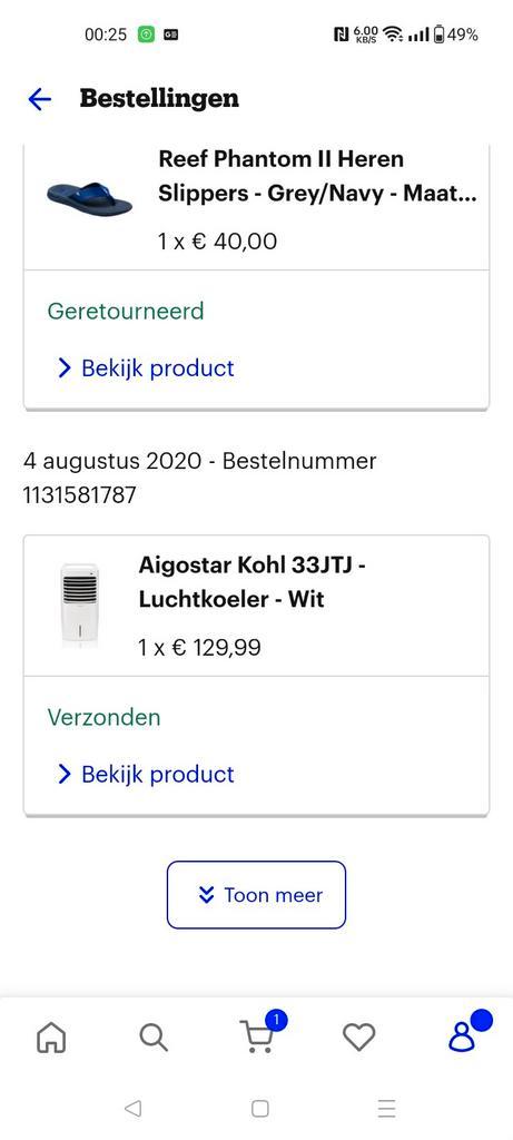 Aigostar Kohl 33JTJ Luchtkoeler - Wit, Witgoed en Apparatuur, Airco's, Nieuw, Mobiele airco, Minder dan 60 m³, 3 snelheden of meer