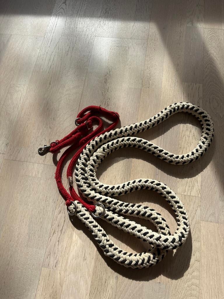 F.R.A. Longeerhulp Peli Naturel/Zwart/Rood, Dieren en Toebehoren, Paarden en Pony's | Hoofdstellen en Tuigage, Ophalen of Verzenden