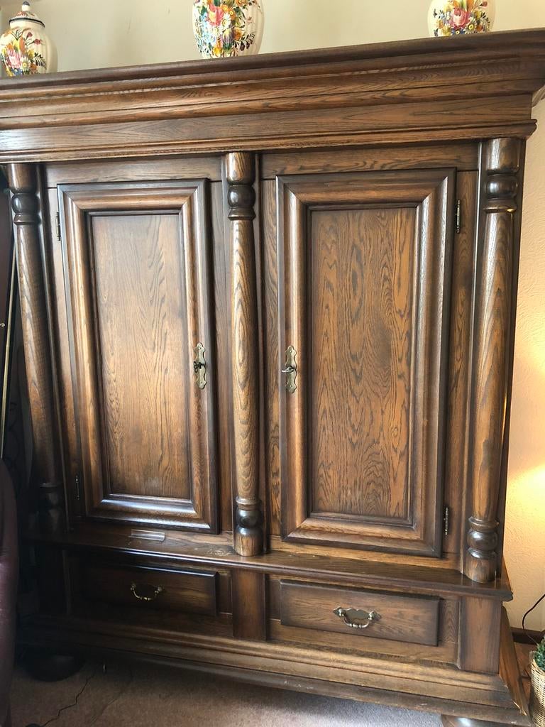 Massief eiken kast, Ophalen of Verzenden