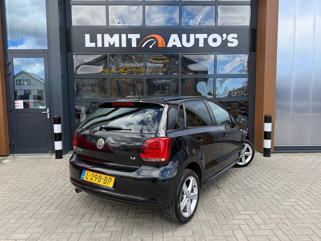 Volkswagen Polo 1.4-16V Highline/Climate/Cruise/Pdc/Elek.Ram, Auto's, Voorwielaandrijving, 86 pk, 4 cilinders, Zwart