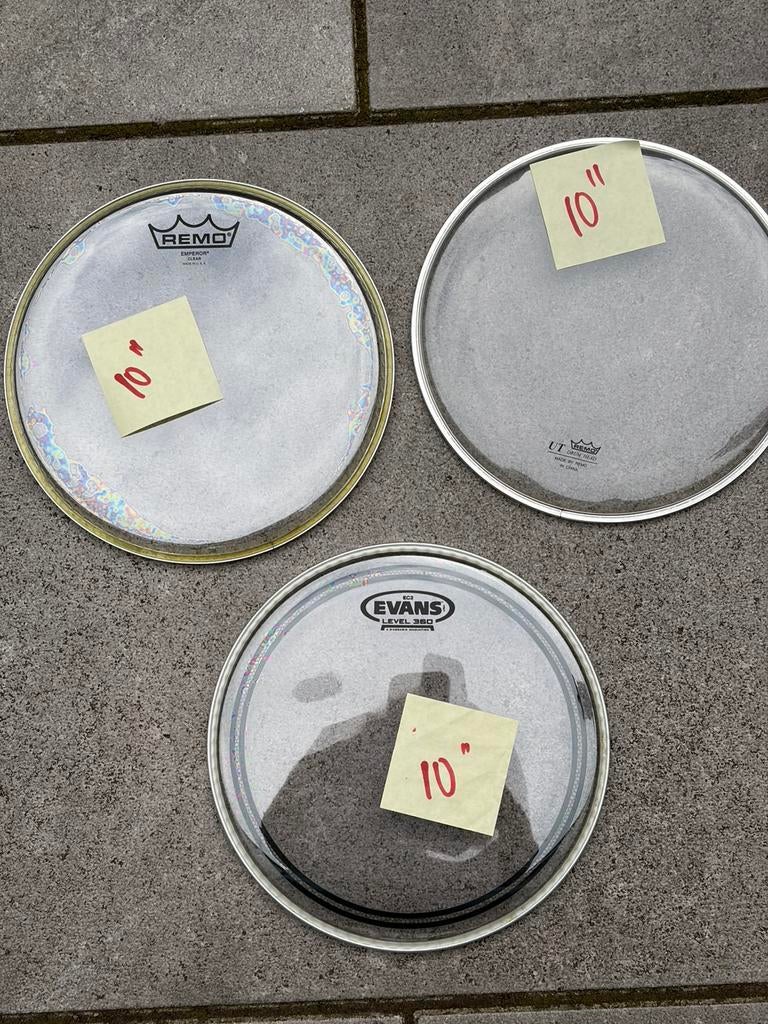 10” drumvellen Remo Evans, Ophalen, Nieuw, Drums of Percussie