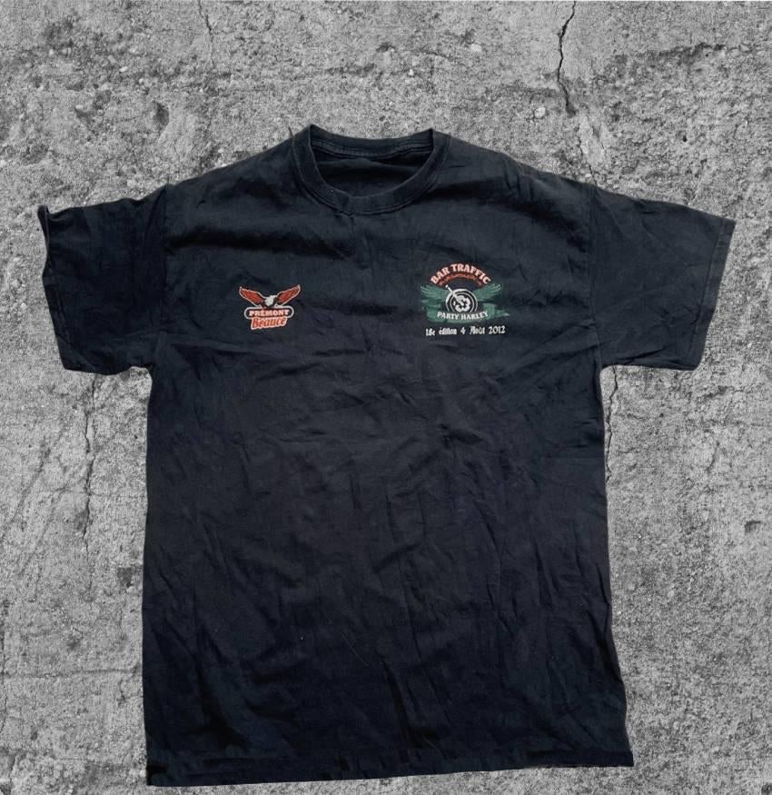 Vintage Harley Davidson Tee Bar Traffic-Party Harley HD-019, Kleding | Heren, T-shirts, Vintage, Maat 52/54 (L), Verzenden, Vintage