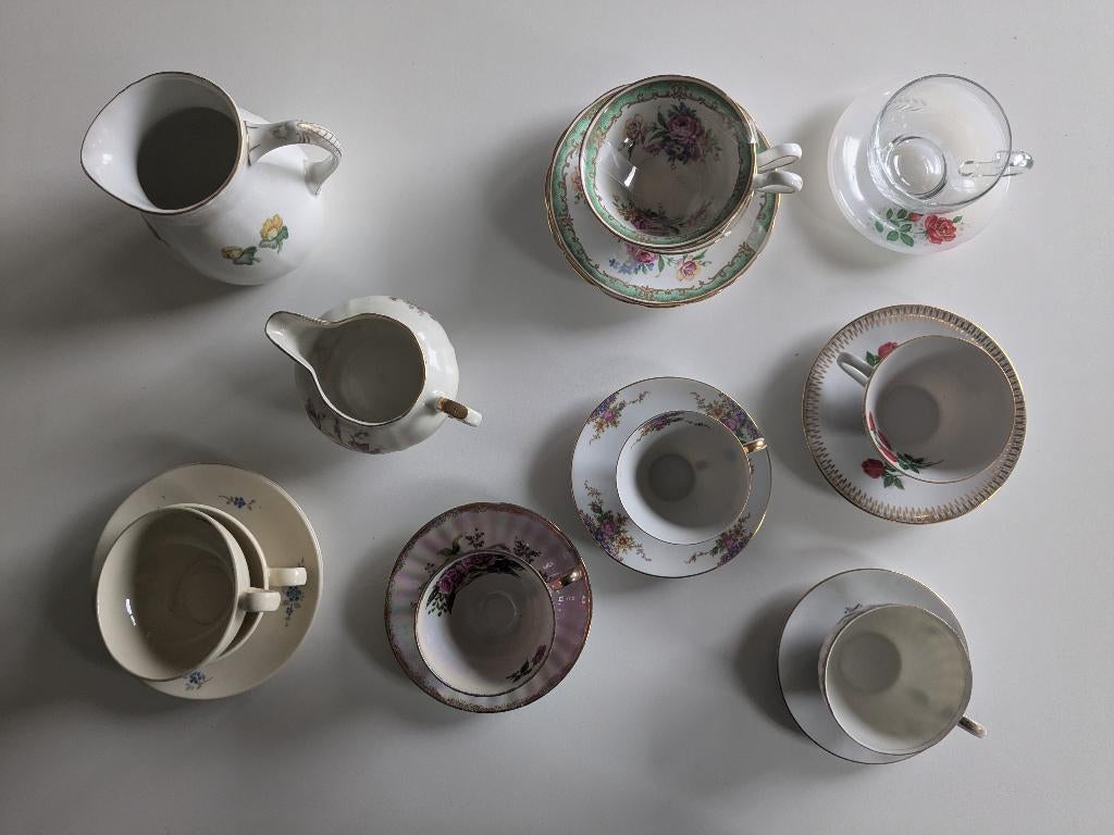 Antiek servies, Ophalen