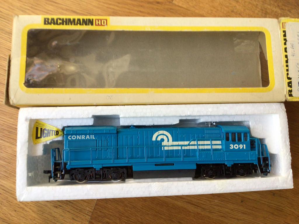 Bachmann, Conrail lighted, locomotief, nog nieuw, Hobby en Vrije tijd, Overige merken, Nieuw, Ophalen of Verzenden, Analoog