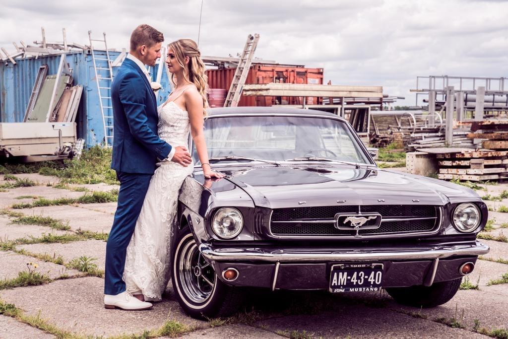 Ford mustang 1965 trouw auto, Kleding | Heren, Trouwkleding en Trouwaccessoires, Ophalen of Verzenden