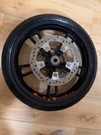 Harley Davidson street glide voorwiel compleet 19 inch zwart, Motoren, Ophalen of Verzenden