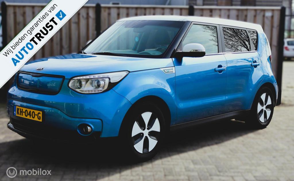Kia Soul EV ExecutiveLine 27 kWh, Stof, Gebruikt, Blauw, 1465 kg