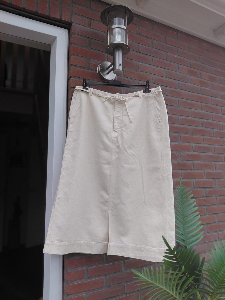 Vanilia jeans rok lange rok maat xxl creme, Kleding | Dames, Beige, Maat 46/48 (XL) of groter, Ophalen of Verzenden, Zo goed als nieuw