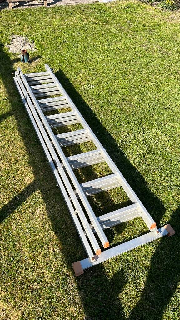 3 x 8 ladder, Ophalen, Gebruikt, Ladder, Opvouwbaar of Inschuifbaar