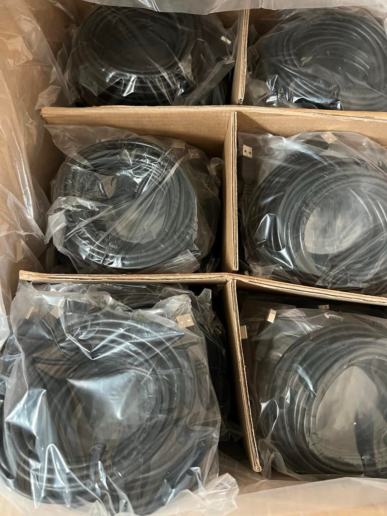 Grote partij USB A naar USB B 2.0 kabels, 5 meter, Ophalen of Verzenden, Nieuw