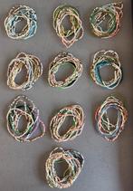 Grote partij elastieken armbandjes met fijne kraaltjes!, Ophalen of Verzenden, Nieuw, Elastiek