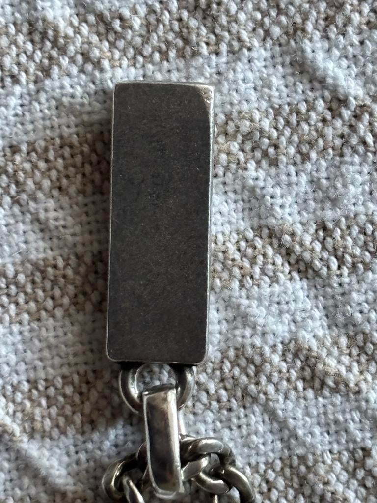 Originele Gucci ketting met hanger, Ophalen, Met hanger, Gebruikt, Zilver