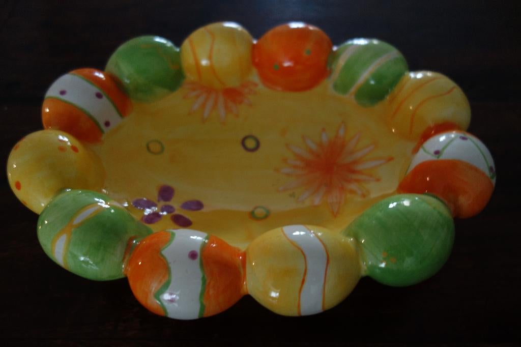 Schaal met eieren deco, Antiek en Kunst, Ophalen of Verzenden