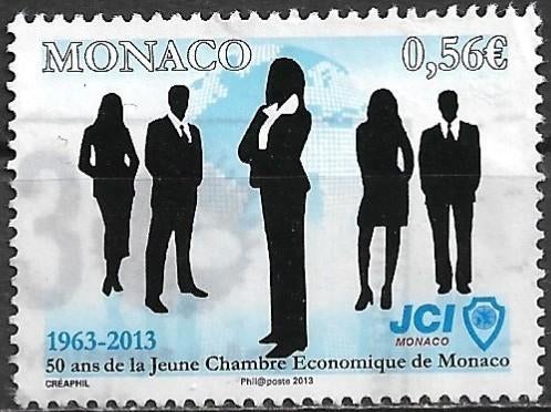 Monaco 2013 mi.3131 J.C.E.M. 50 JAAR nom. € 0,56, Verzenden, Monaco, Gestempeld