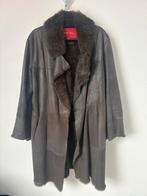 Donker bruine getailleerde Lammy Leren Jas - Maat M/L 42, Kleding | Dames, Jassen | Winter, Verzenden, Zo goed als nieuw, Maat 38/40 (M)