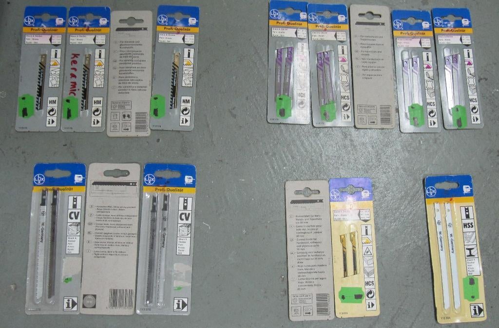 26 decoupeerzaag bladen [B&d-Fein-Kress-Ryobi-Skil], Decoupeerzaag, Nieuw, Ophalen of Verzenden, 30 tot 70 mm