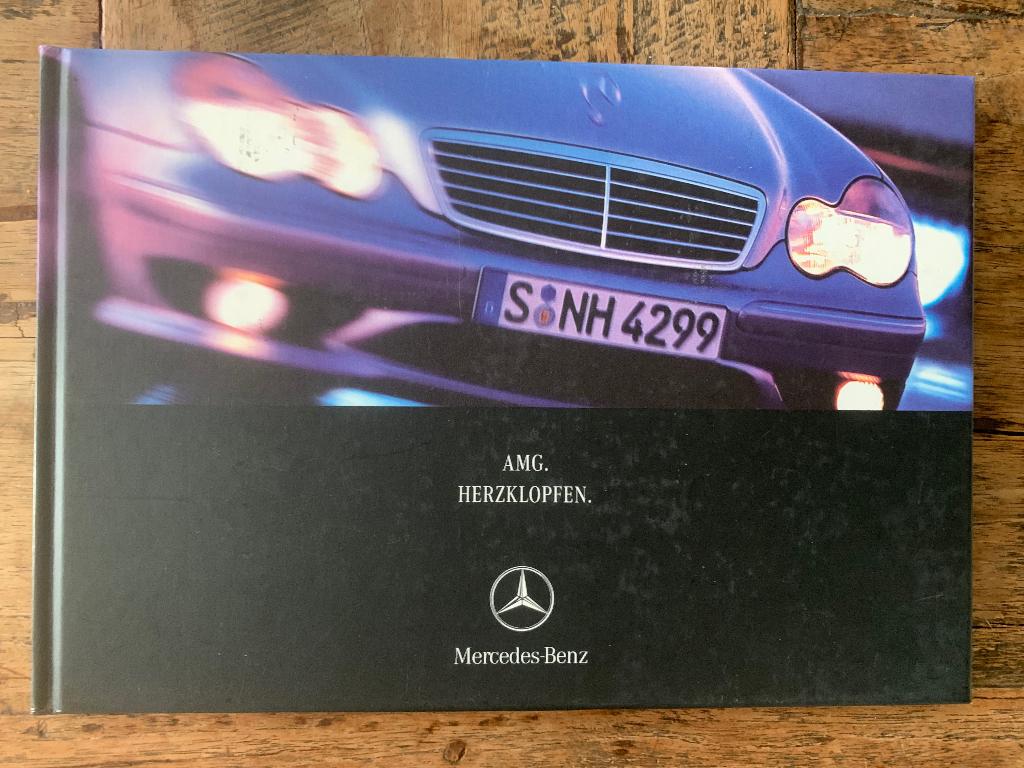 Folder, brochure Mercedes-Benz AMG hardcover 2000 Duits, Nieuw, Mercedes-Benz, Mercedes, Ophalen of Verzenden