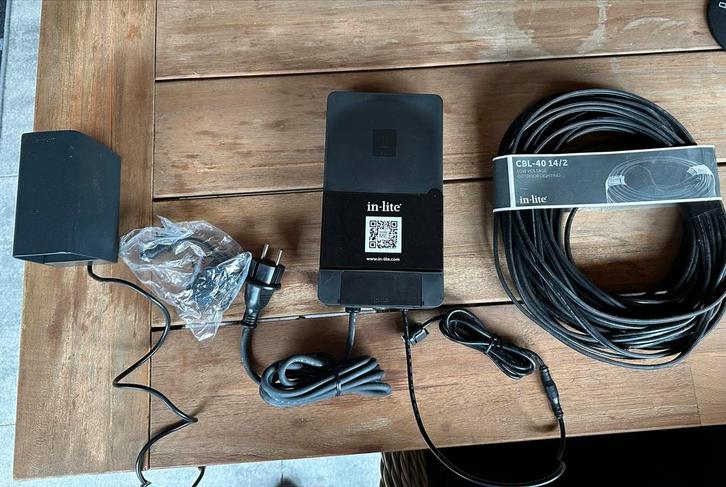 Nieuw In-lite buitenverlichting set met lamp en toebehoren, Tuin en Terras, Buitenverlichting, Nieuw, Overige typen, Kunststof