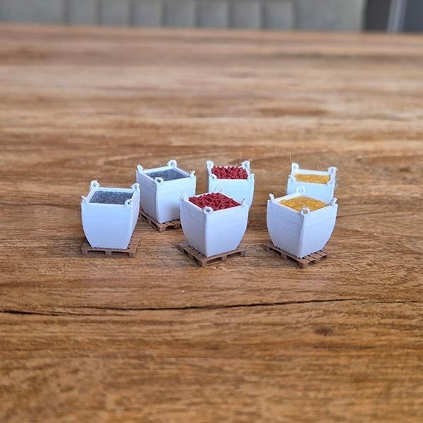 Big Bag op Pallet 1-87 – Set van 4, Ophalen of Verzenden, Nieuw, Bus of Vrachtwagen, Overige merken