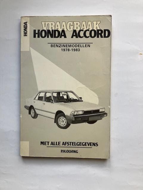 Vraagbaak    Honda Accord      1978 - 1983, Ophalen of Verzenden