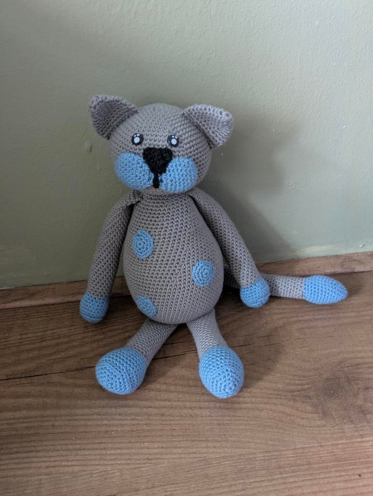 Gehaakte knuffel kat, Ophalen of Verzenden, Nieuw