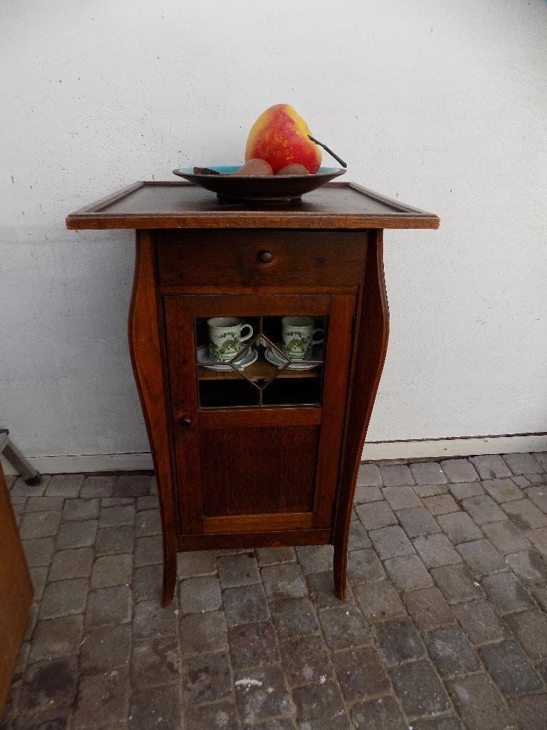 Jugendstil vitrinekastje theekastje drankenkast art Nouveau, Ophalen, Gebruikt